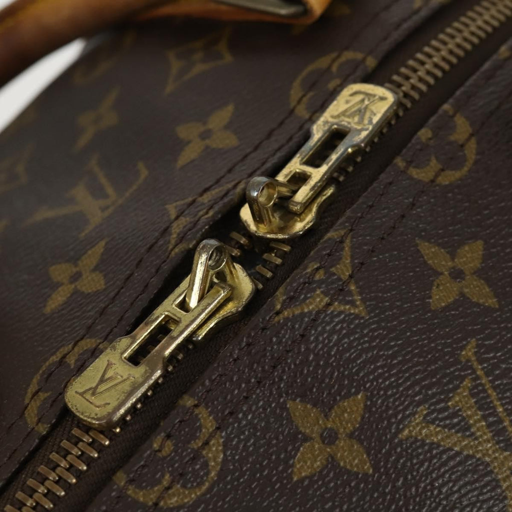 Louis Vuitton Keepall Bag Monogram Canvas Brown Canvas Travel Bag Bag (Pre-Owned)