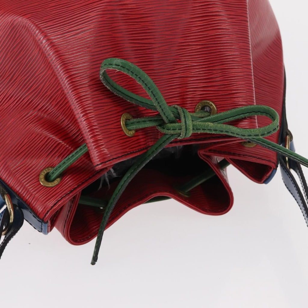 Louis Vuitton Tricolor Noe Handbag Epi Leather Red Leather Shoulder Bag Bag (Pre-Owned)