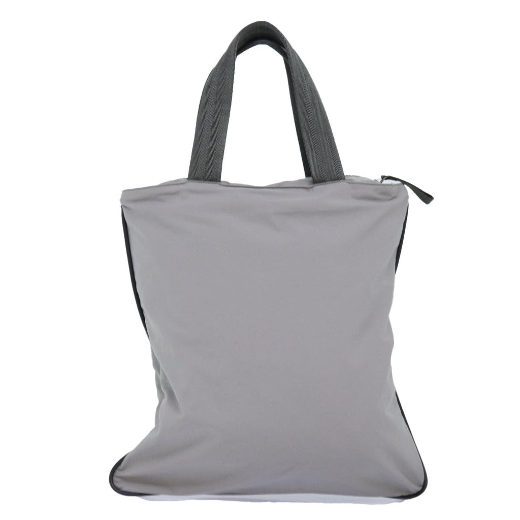 Prada Sport Tote Bag Nylon Gray Nylon Tote Bag Bag (Pre-Owned)
