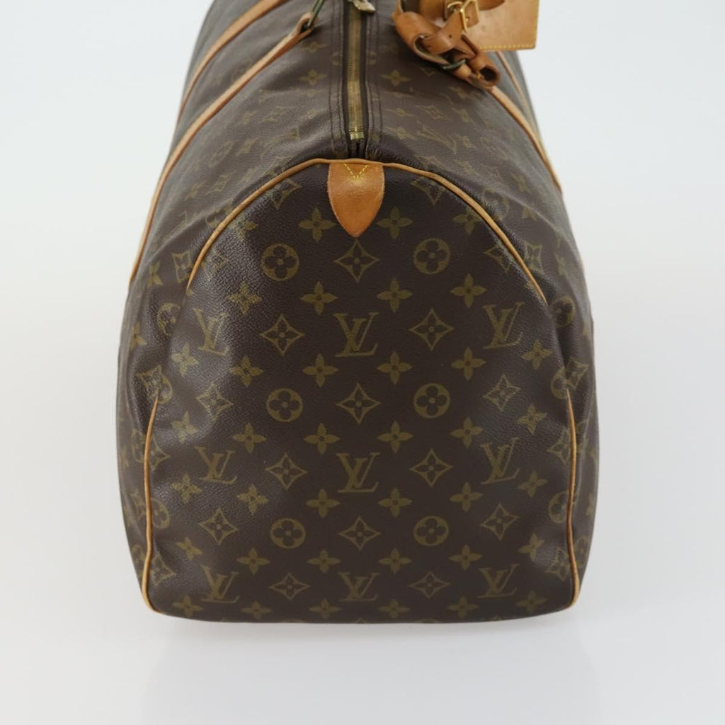 Louis Vuitton Keepall Bag Monogram Canvas Brown Canvas Travel Bag Bag (Pre-Owned)