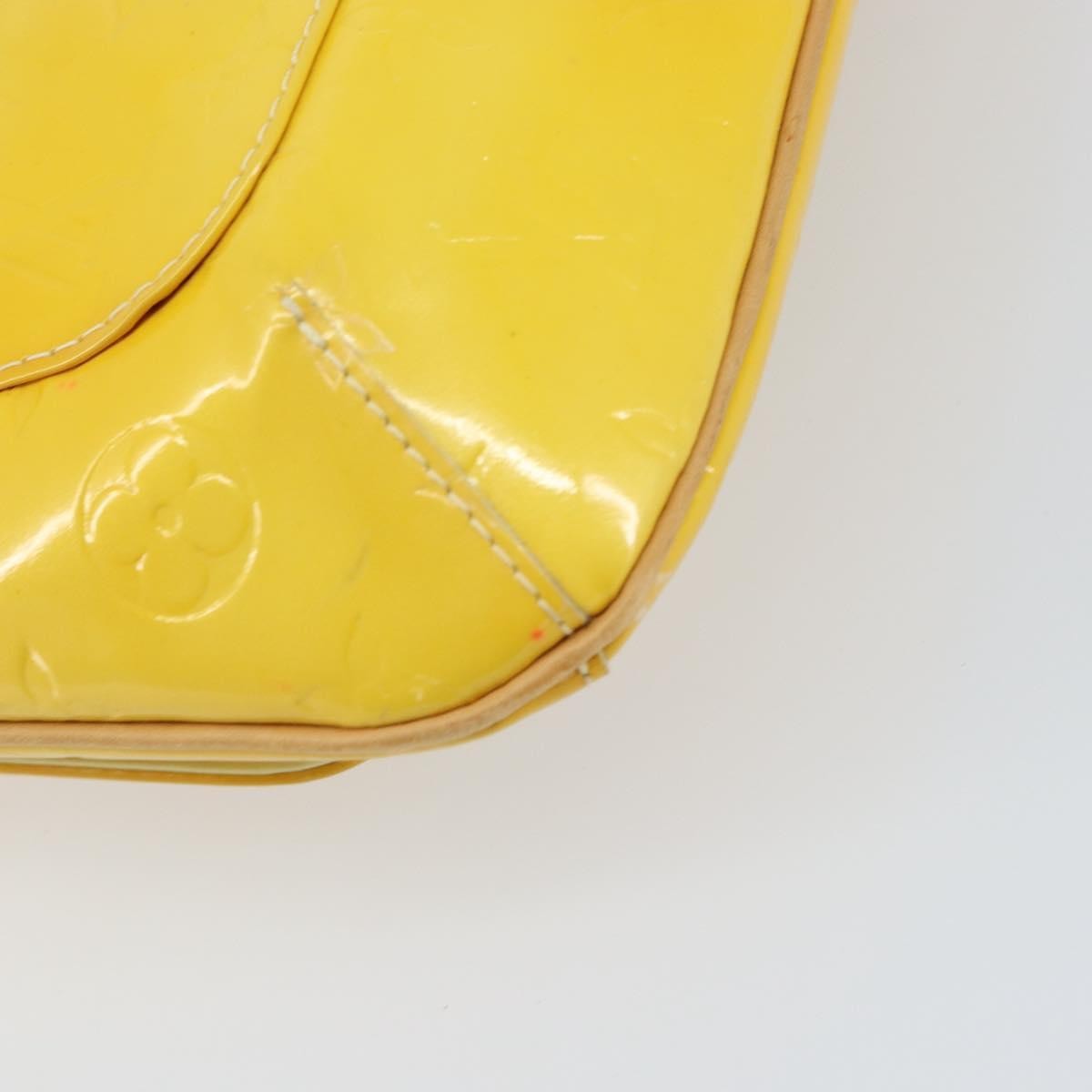 Louis Vuitton Thompson Street Handbag Monogram Vernis Yellow Patent_Leather Shoulder Bag Bag (Pre-Owned)
