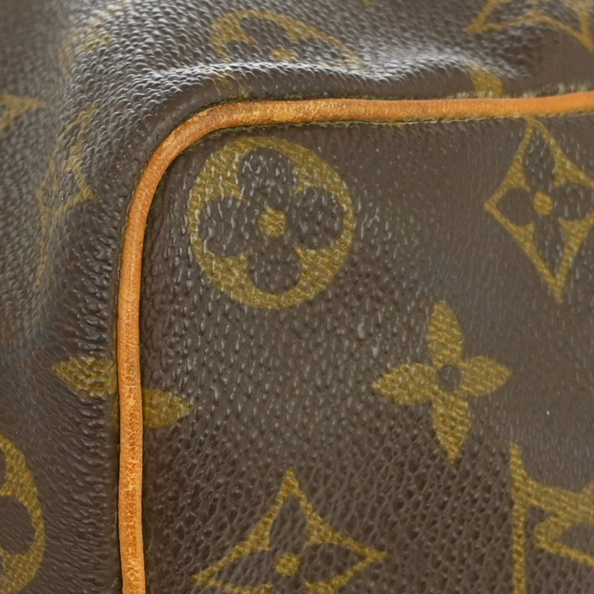 Louis Vuitton Speedy Handbag Monogram Canvas Brown Canvas Handbag (Pre-Owned)