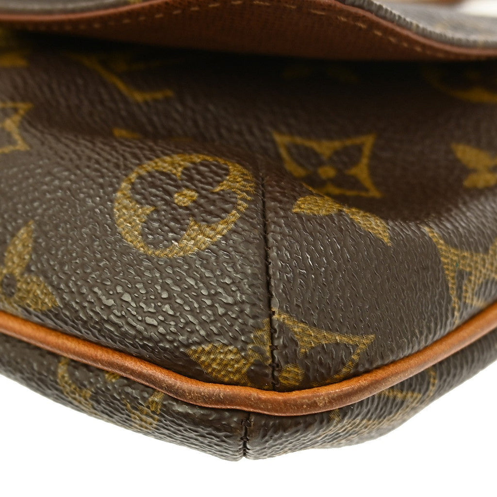 Louis Vuitton Musette Salsa Handbag Monogram Canvas Brown Canvas Shoulder Bag Bag (Pre-Owned)