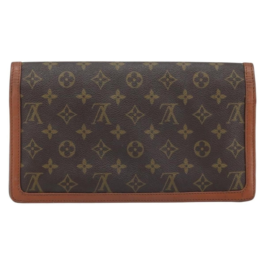 Louis Vuitton Dame Pochette Monogram Canvas Brown Canvas Clutche & Pouche Bag (Pre-Owned)