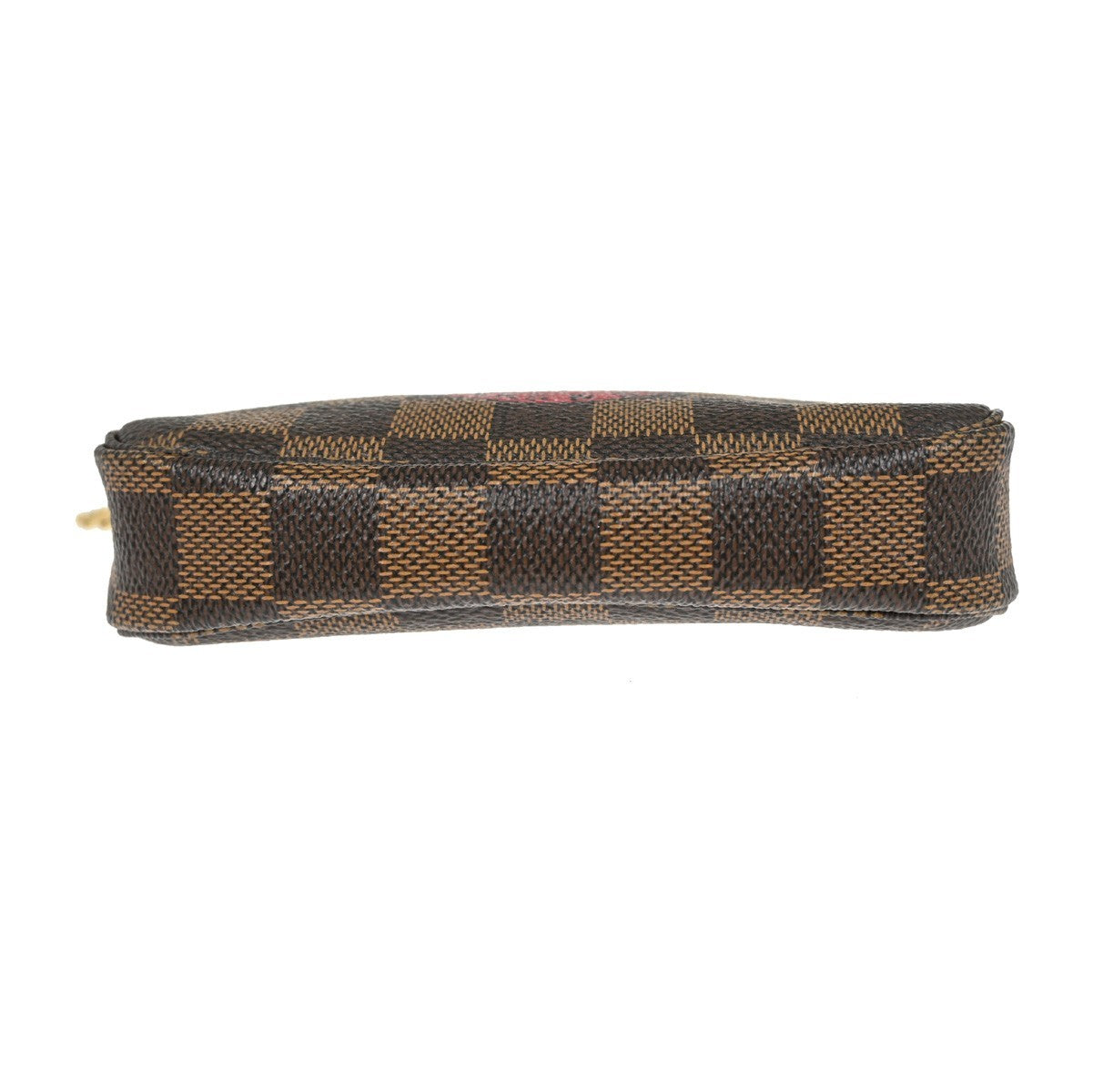 Louis Vuitton Mini Pochette Accessoires Damier Canvas Brown Canvas Clutche & Pouche Bag (Pre-Owned)