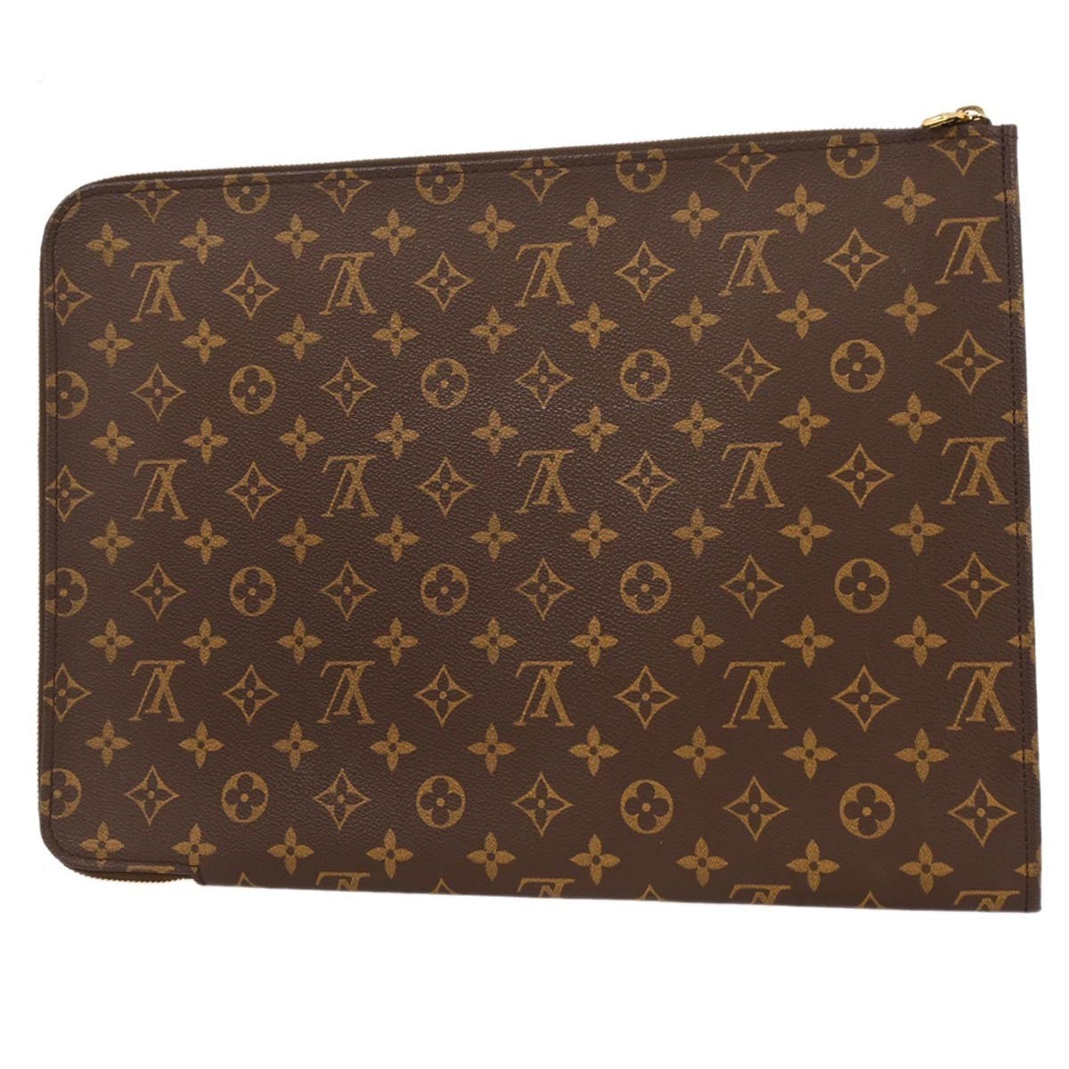 Louis Vuitton Etui Voyage Pouch Monogram Canvas Brown Canvas Clutche & Pouche Bag (Pre-Owned)