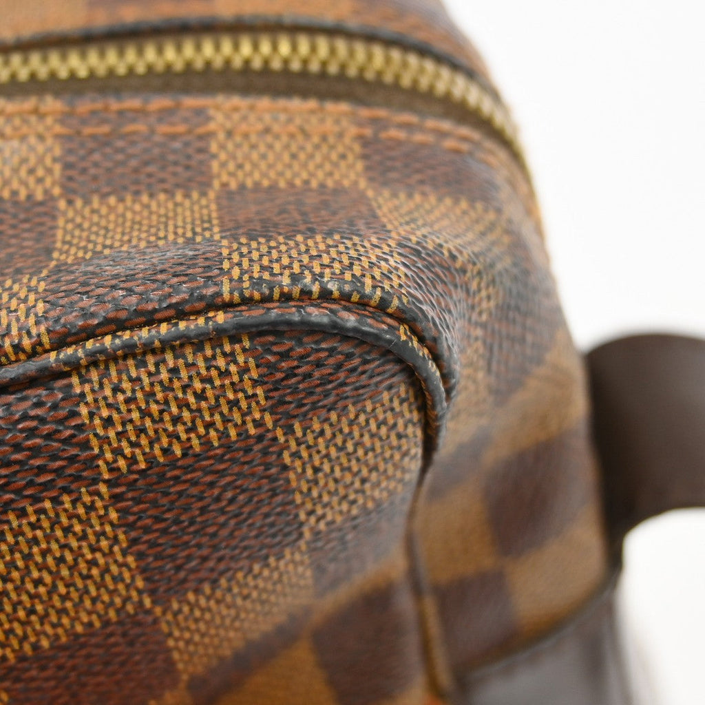 Louis Vuitton Naviglio Handbag Damier Brown Canvas Shoulder Bag Bag (Pre-Owned)