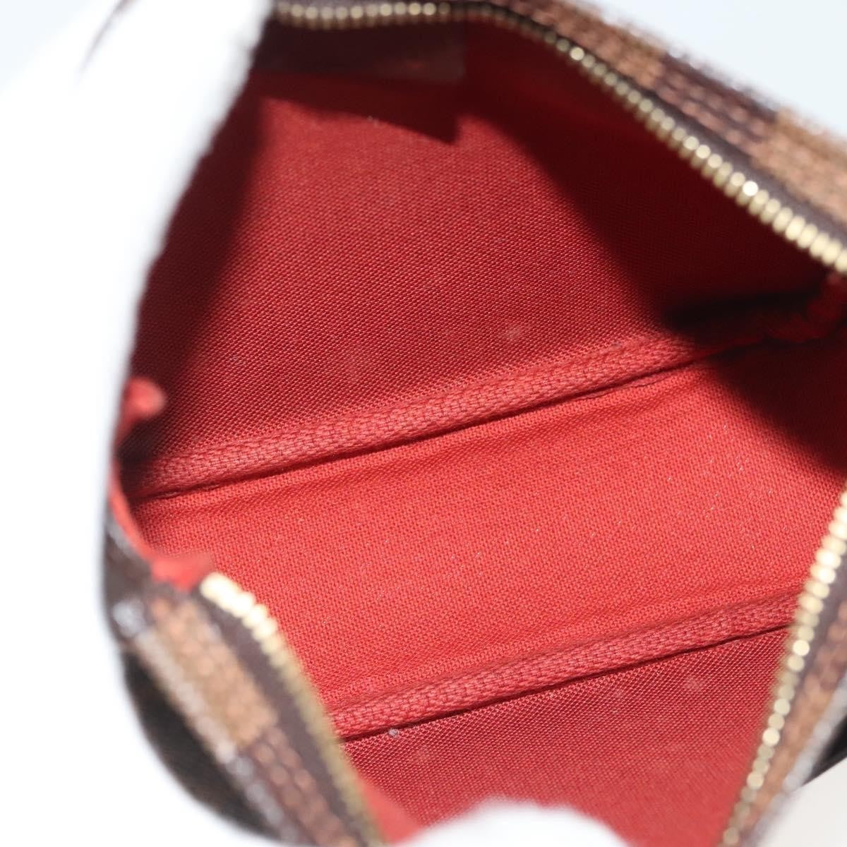 Louis Vuitton Trousse Make Up Bag Damier Canvas Brown Canvas Shoulder Bag Bag (Pre-Owned)
