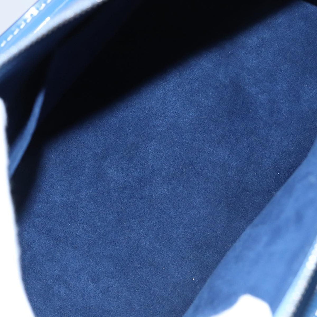 Louis Vuitton Alma Handbag Limited Edition Print Epi Leather Blue Leather Handbag (Pre-Owned)