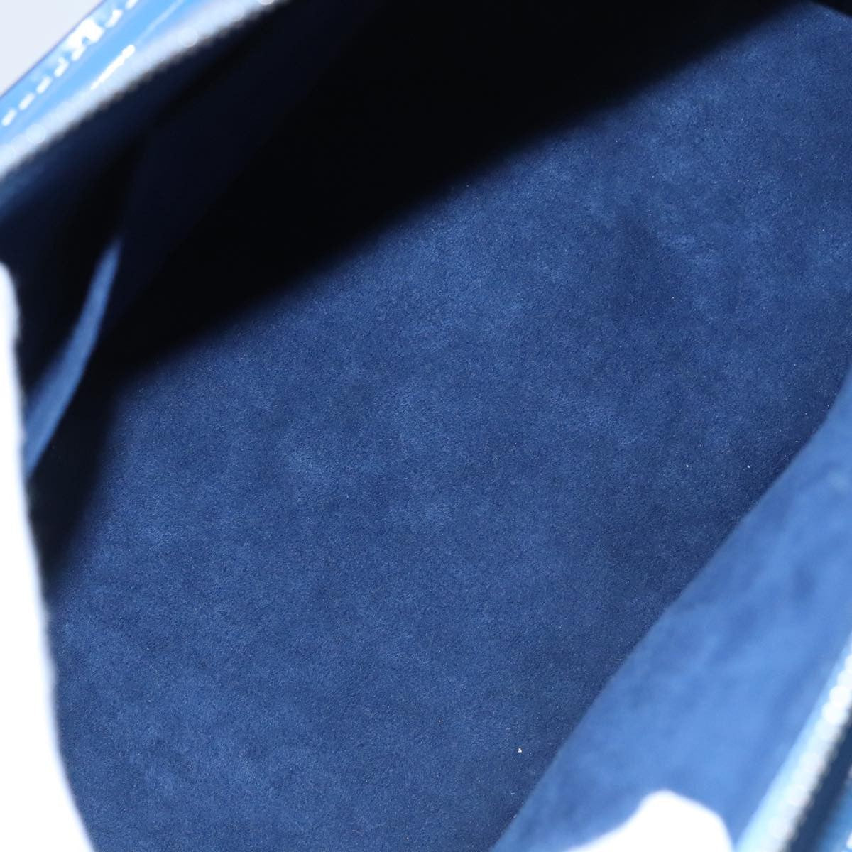Louis Vuitton Alma Handbag Limited Edition Print Epi Leather Blue Leather Handbag (Pre-Owned)