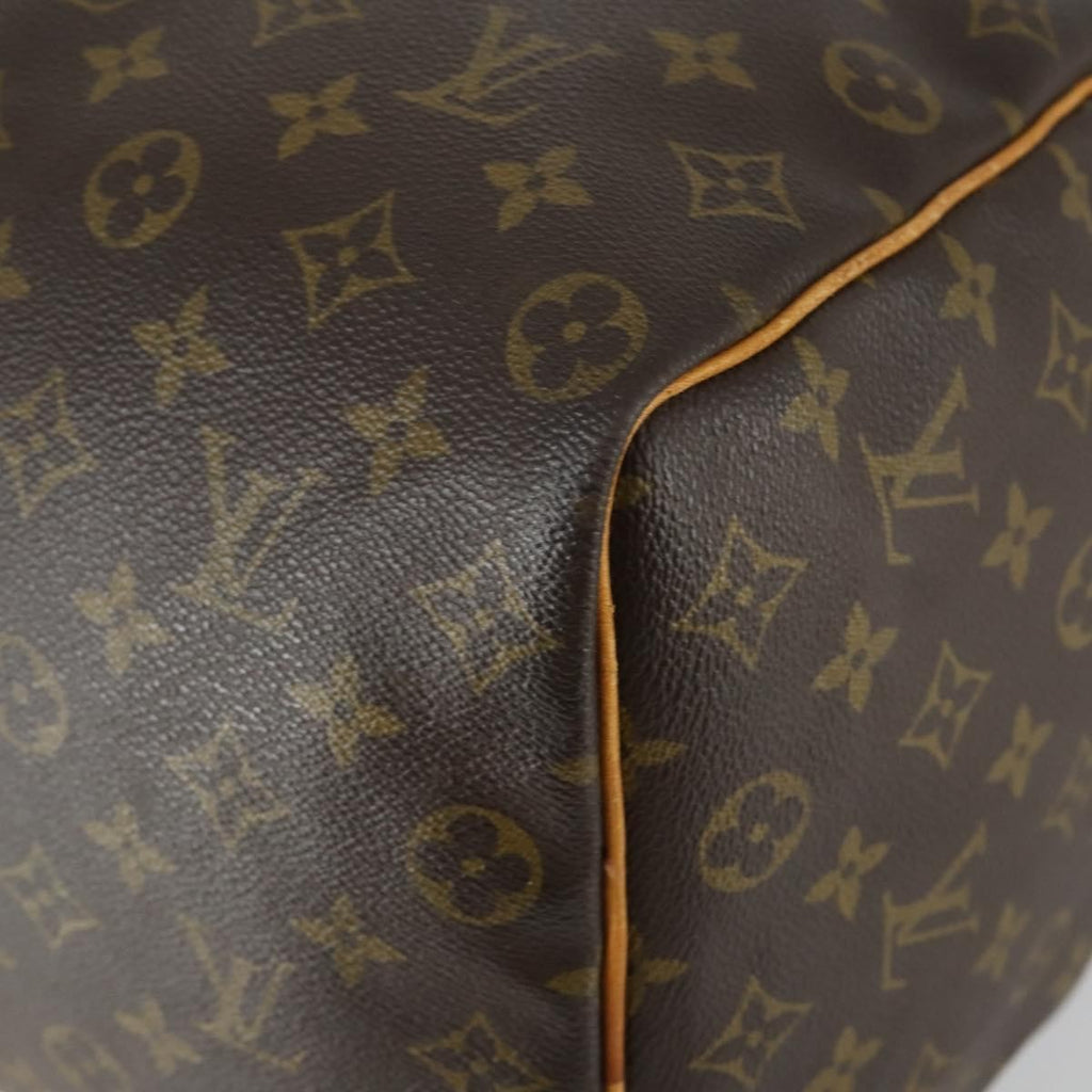 Louis Vuitton Keepall Bag Monogram Canvas Brown Canvas Travel Bag Bag (Pre-Owned)