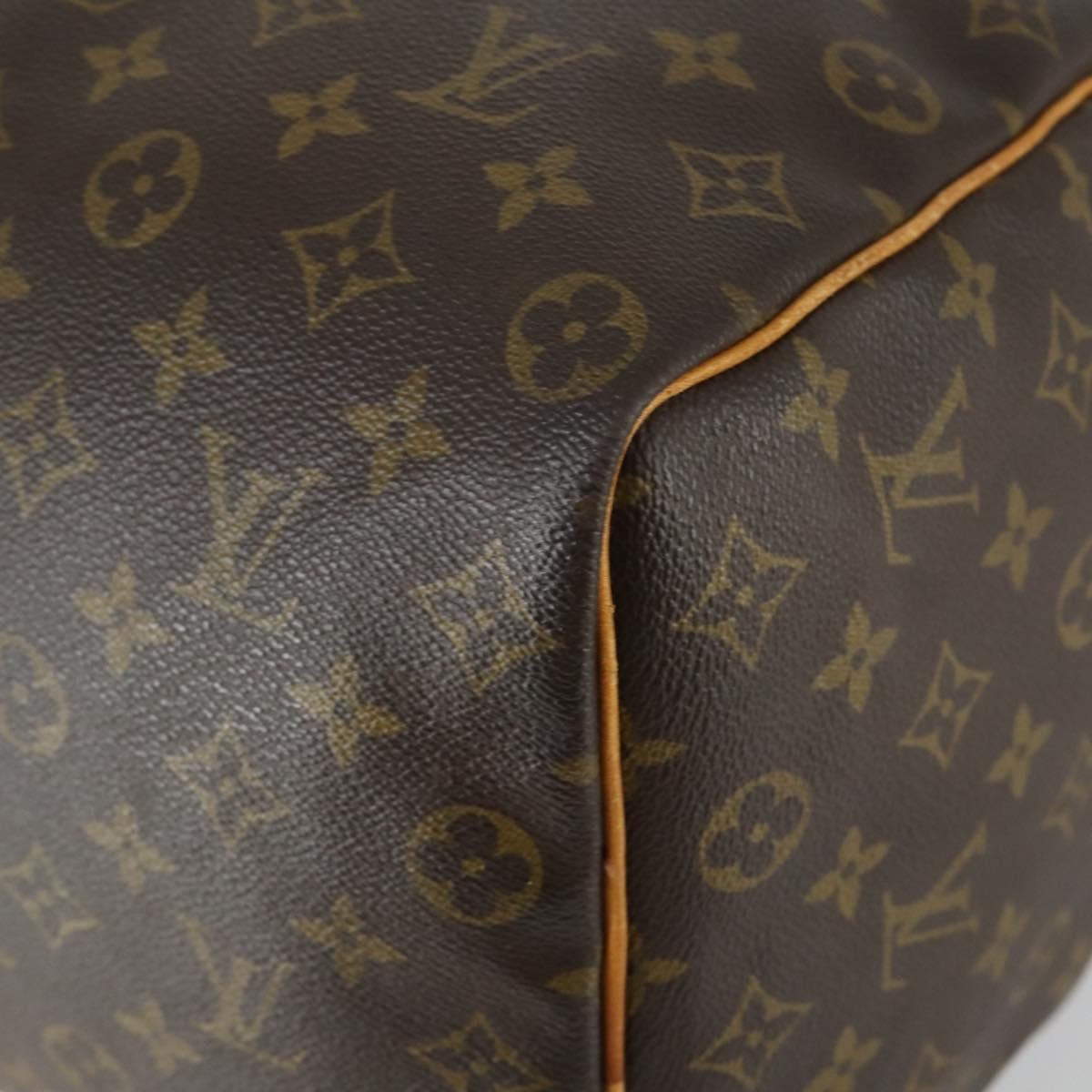 Louis Vuitton Keepall Bag Monogram Canvas Brown Canvas Travel Bag Bag (Pre-Owned)