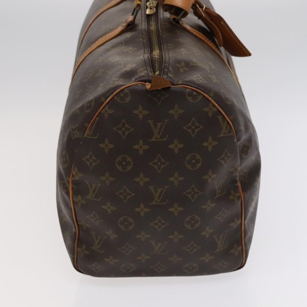 Louis Vuitton Keepall Bag Monogram Canvas Brown Canvas Travel Bag Bag (Pre-Owned)