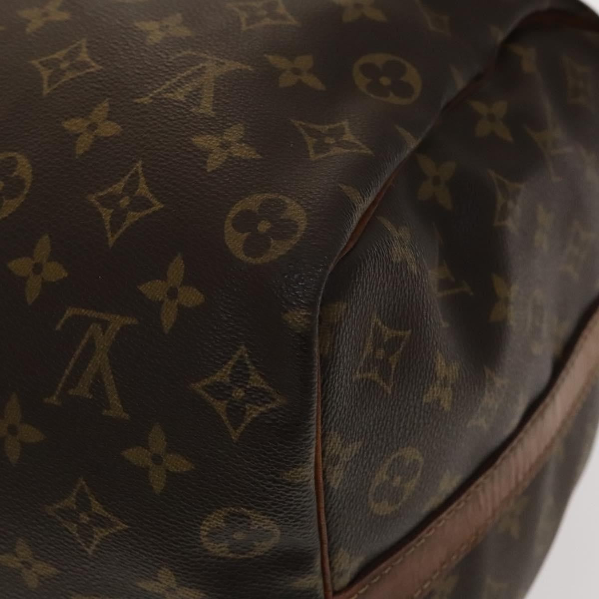 Louis Vuitton Keepall Bandouliere Bag Monogram Canvas Brown Canvas Travel Bag Bag (Pre-Owned)
