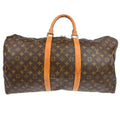 Louis Vuitton Keepall Bag Monogram Canvas Brown Canvas Travel Bag Bag (Pre-Owned)