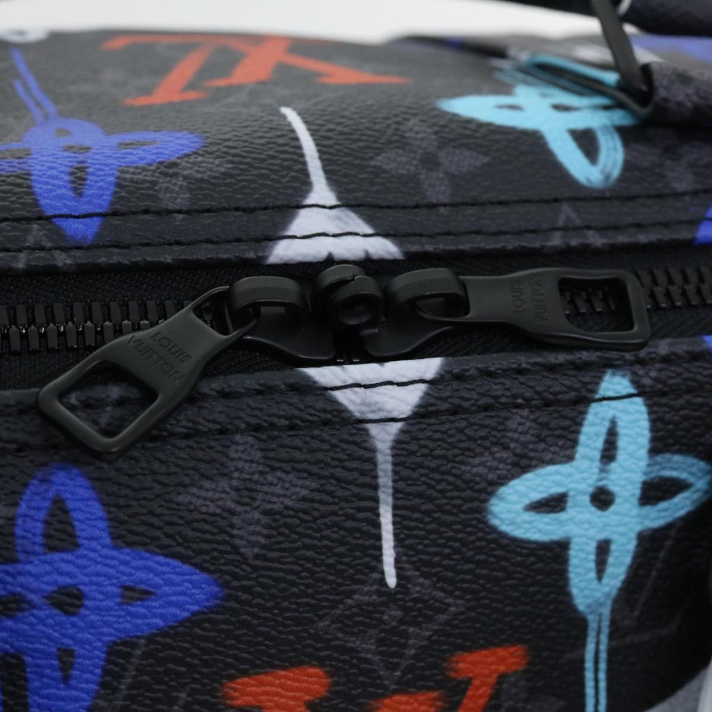 Louis Vuitton Keepall Bandouliere Bag Graffiti Monogram Eclipse Canvas Multicolour Canvas Bag (Pre-Owned)
