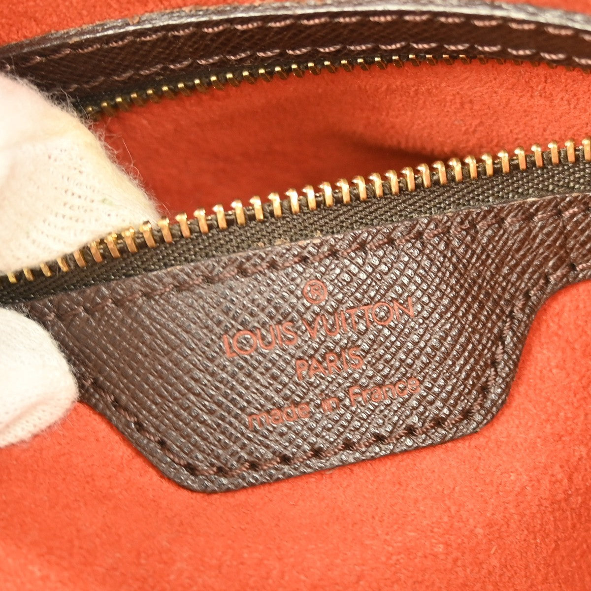 Louis Vuitton Marais Bucket Bag Damier Brown Canvas Tote Bag Bag (Pre-Owned)