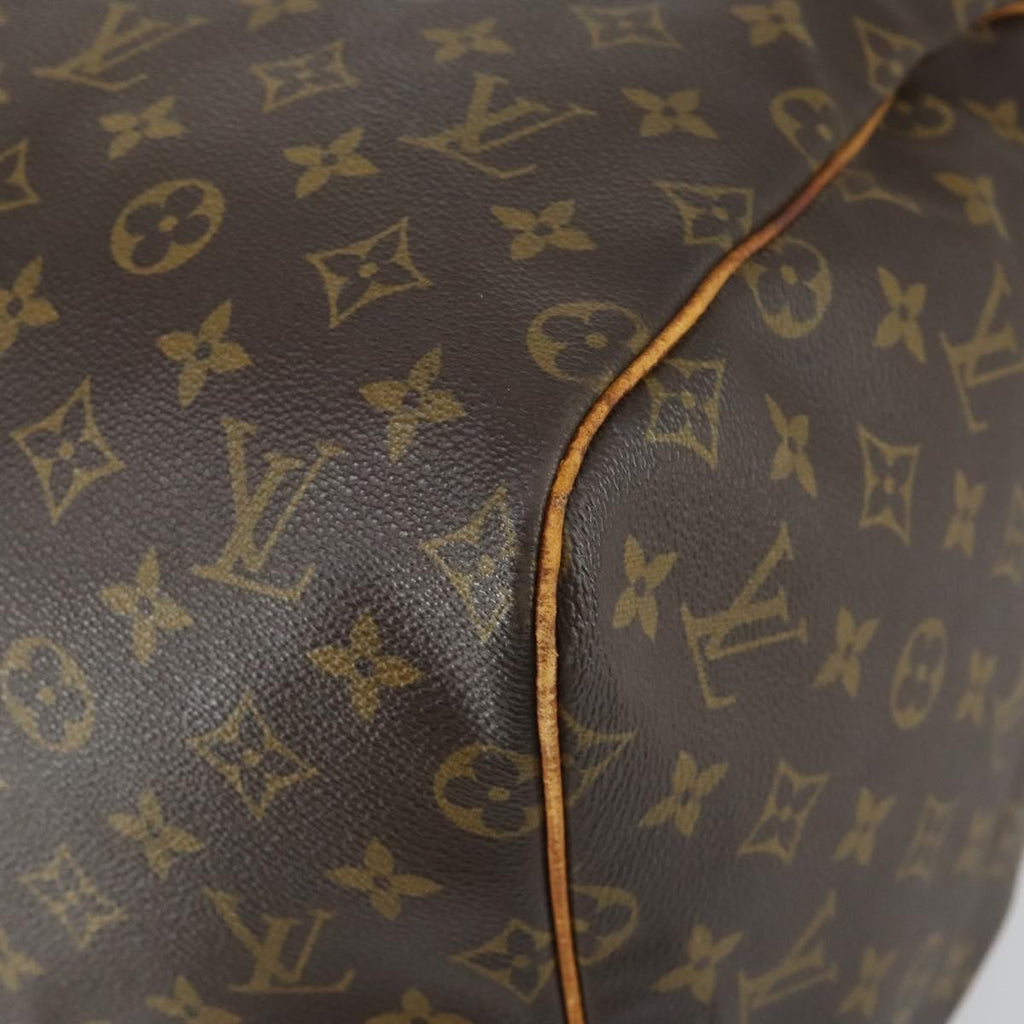 Louis Vuitton Keepall Bag Monogram Canvas Brown Canvas Travel Bag Bag (Pre-Owned)