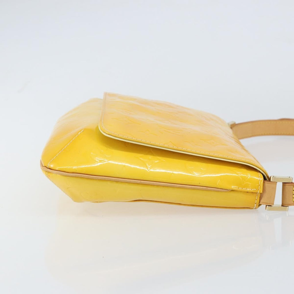 Louis Vuitton Thompson Street Handbag Monogram Vernis Yellow Patent_Leather Shoulder Bag Bag (Pre-Owned)