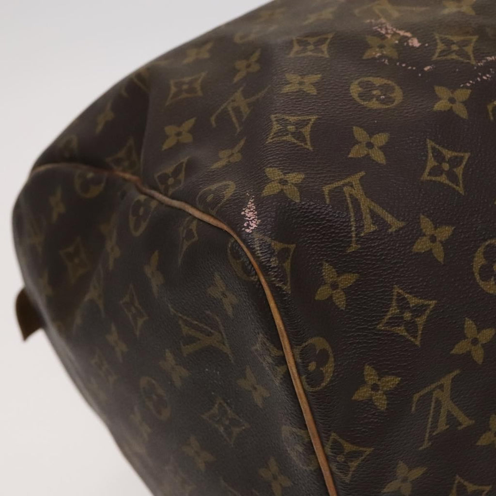 Louis Vuitton Keepall Bag Monogram Canvas Brown Canvas Travel Bag Bag (Pre-Owned)