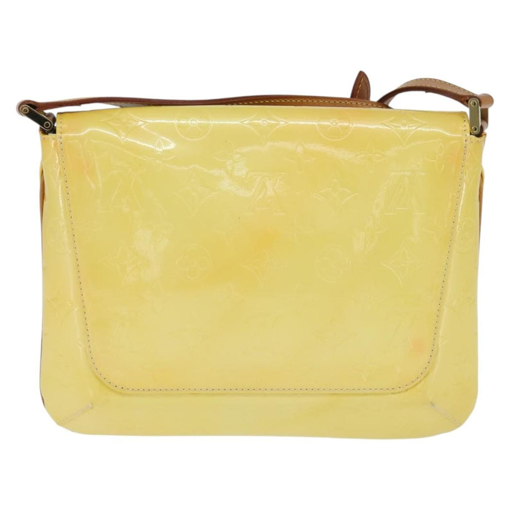 Louis Vuitton Thompson Street Handbag Monogram Vernis Yellow Patent_Leather Shoulder Bag Bag (Pre-Owned)