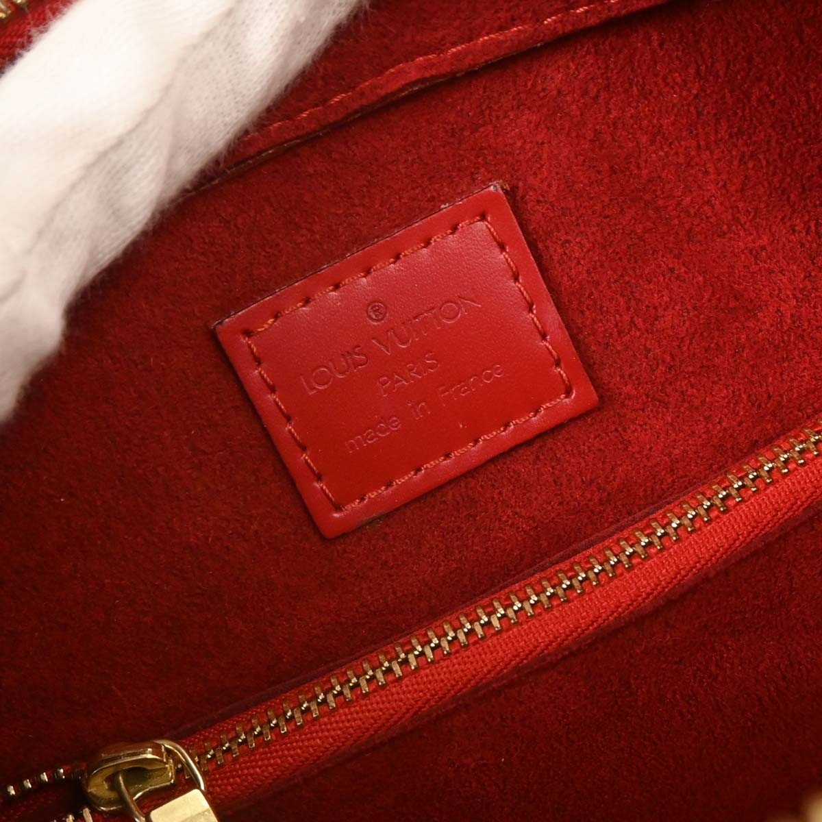 Louis Vuitton Pont Neuf Handbag Epi Leather Red Leather Handbag (Pre-Owned)
