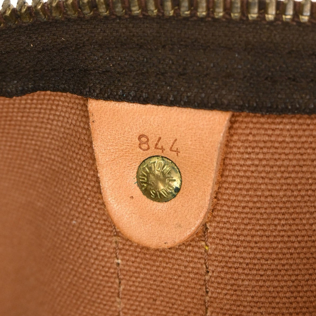 Louis Vuitton Keepall Bag Monogram Canvas Brown Canvas Travel Bag Bag (Pre-Owned)