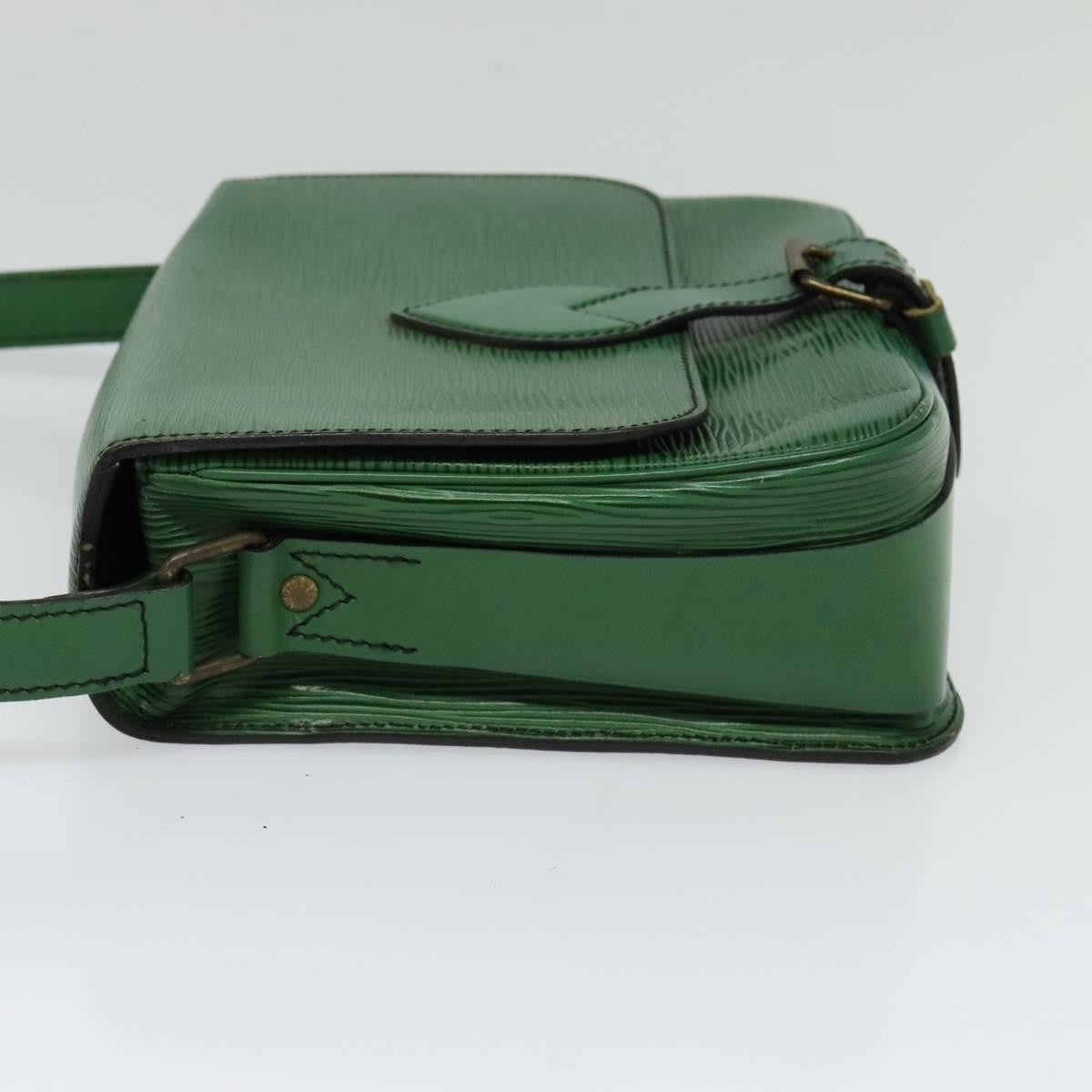 Louis Vuitton Cartouchiere Handbag Epi Leather Green Leather Shoulder Bag Bag (Pre-Owned)