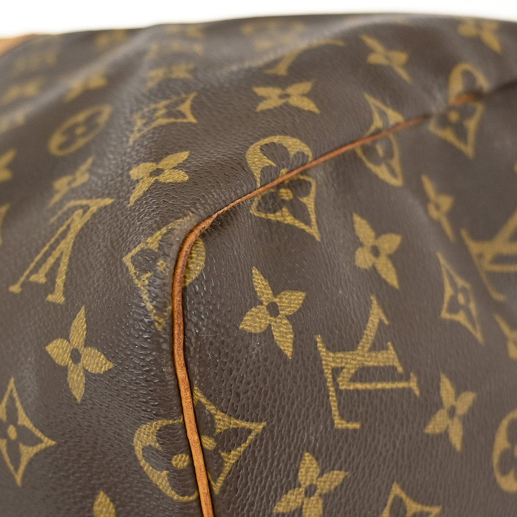 Louis Vuitton Keepall Bag Monogram Canvas Brown Canvas Travel Bag Bag (Pre-Owned)
