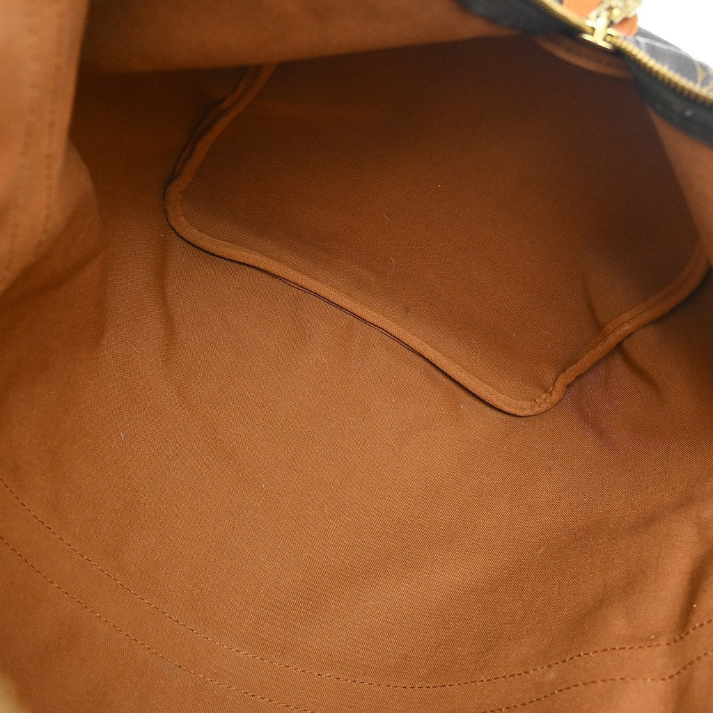 Louis Vuitton Keepall Bag Monogram Canvas Brown Canvas Travel Bag Bag (Pre-Owned)
