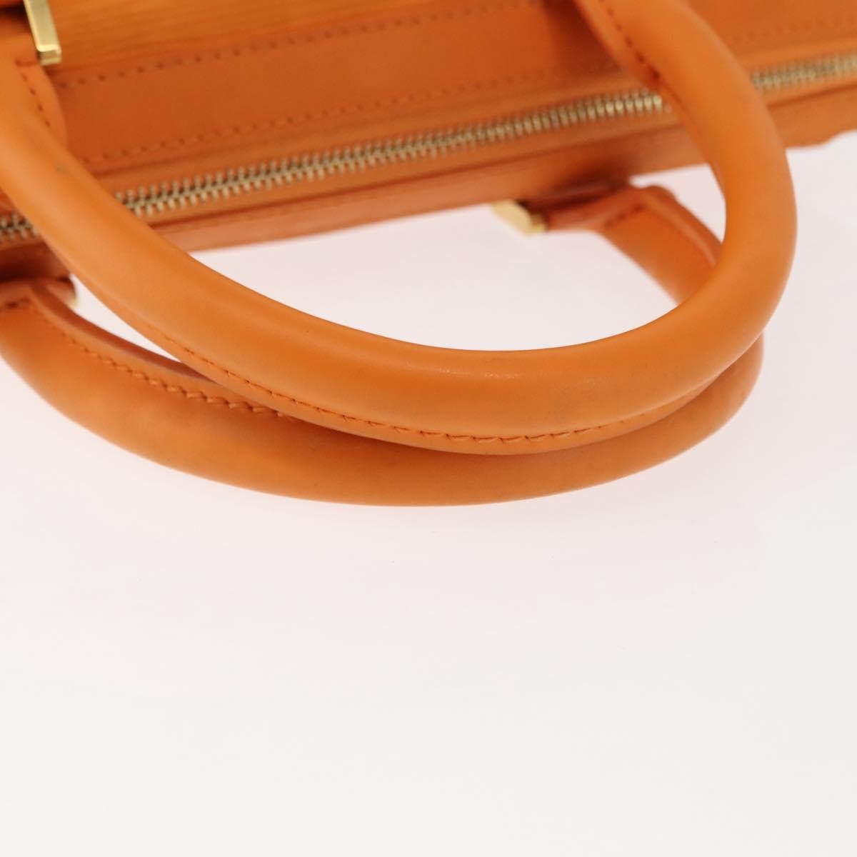 Louis Vuitton Danura Handbag Epi Orange Leather Handbag (Pre-Owned)