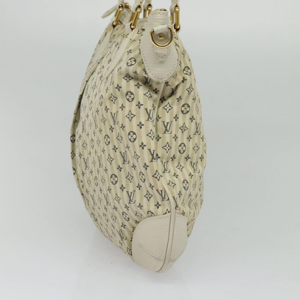 Louis Vuitton Marina Handbag Mini Lin Croisette Beige Canvas Handbag (Pre-Owned)