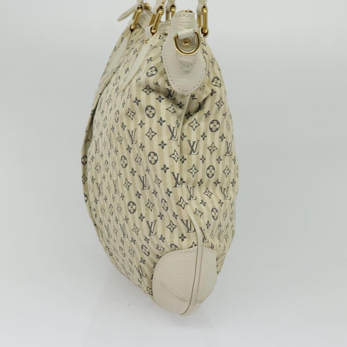 Louis Vuitton Marina Handbag Mini Lin Croisette Beige Canvas Handbag (Pre-Owned)