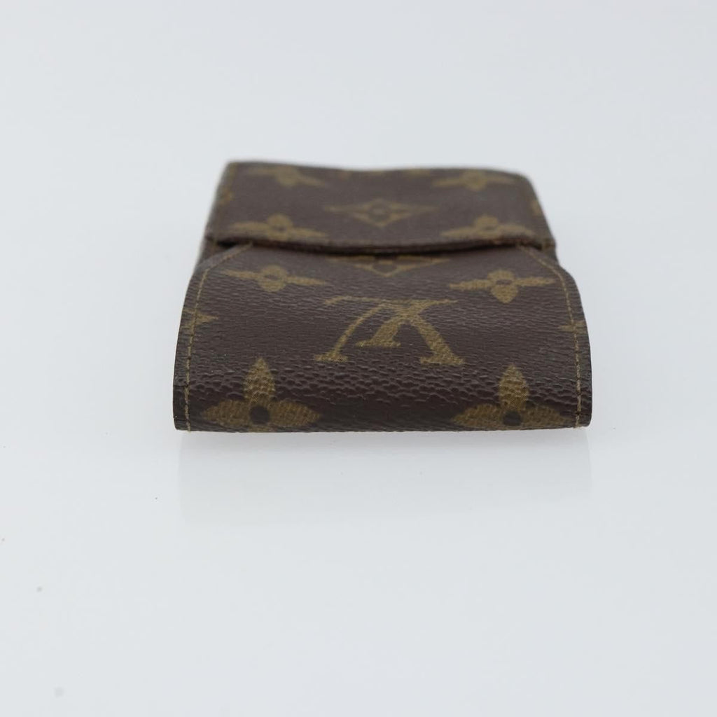 Louis Vuitton Etui Cigarette Case Monogram Canvas Brown Canvas Wallets Accessory (Pre-Owned)