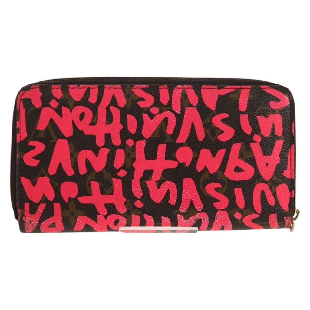 Louis Vuitton Zippy Wallet Canvas Pink Canvas Wallets Accessory (Pre-Owned)
