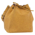 Louis Vuitton Petit Noe Handbag Epi Leather Yellow Leather Shoulder Bag Bag (Pre-Owned)