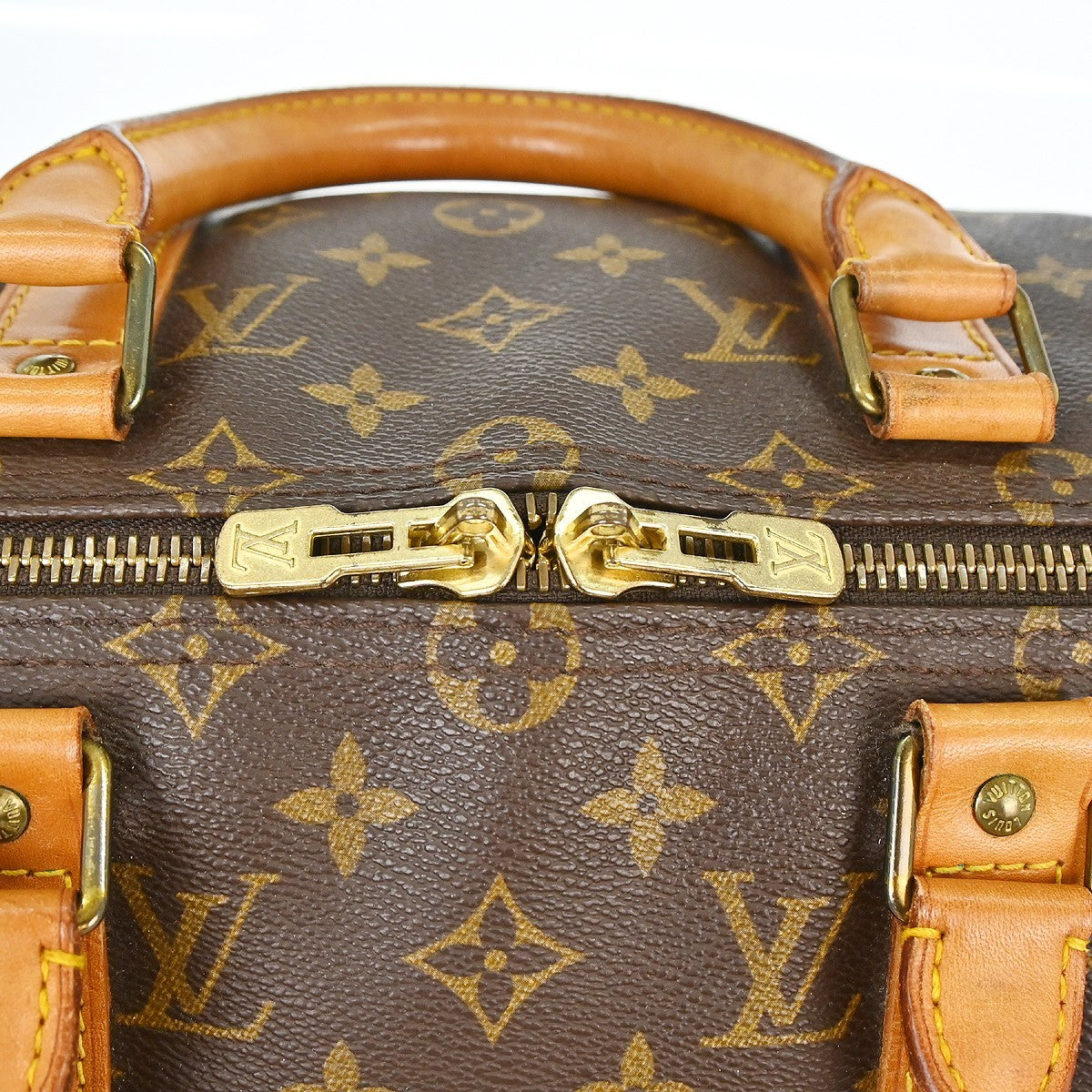 Louis Vuitton Keepall Bag Monogram Canvas Brown Canvas Travel Bag Bag (Pre-Owned)