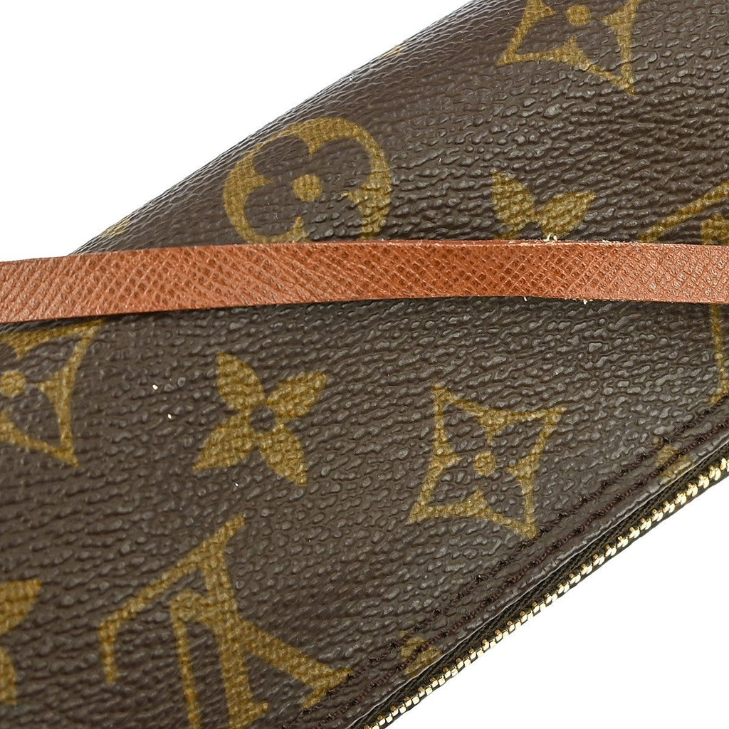 Louis Vuitton Papillon Pochette Monogram Canvas Brown Canvas Clutche & Pouche Bag (Pre-Owned)
