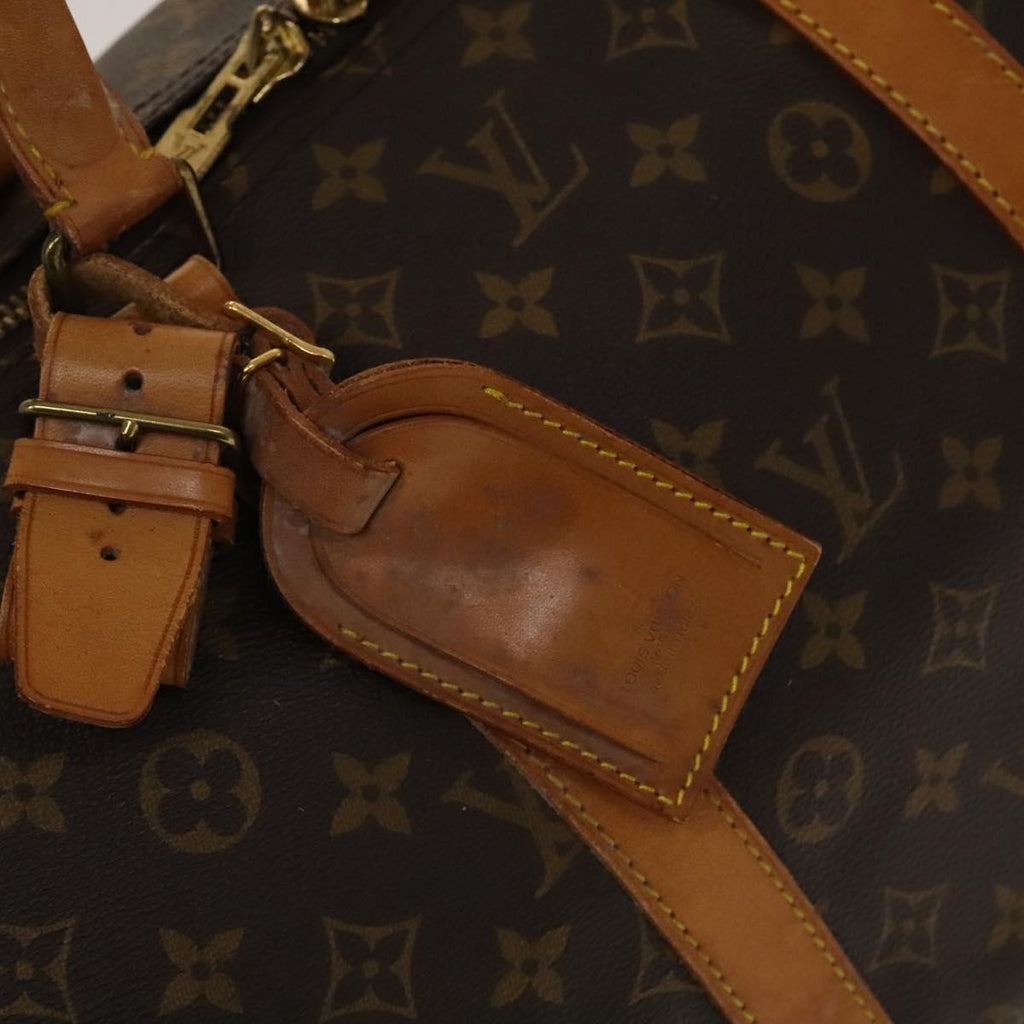 Louis Vuitton Keepall Bag Monogram Canvas Brown Canvas Travel Bag Bag (Pre-Owned)