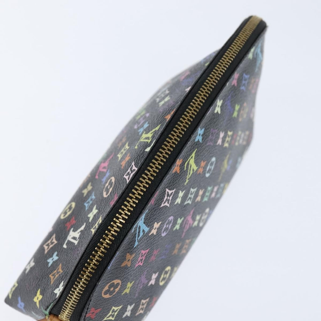 Louis Vuitton Cosmetic Pouch Monogram Multicolor Black Canvas Clutche & Pouche Bag (Pre-Owned)