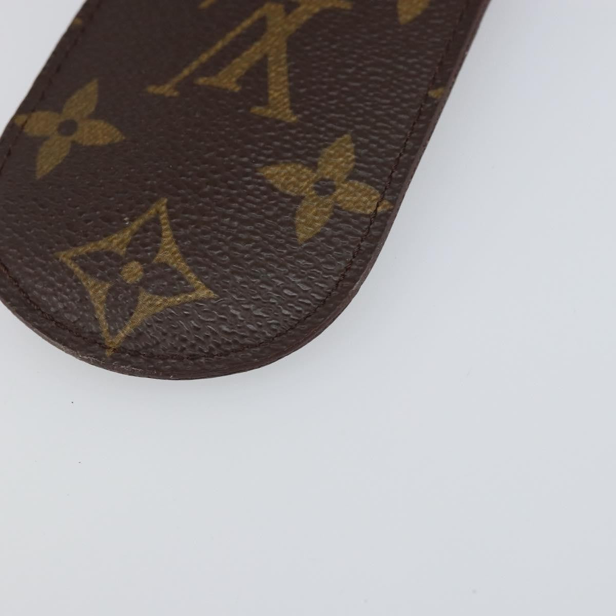 Louis Vuitton Etui À Stylo Canvas Brown Canvas Clutche & Pouche Bag (Pre-Owned)