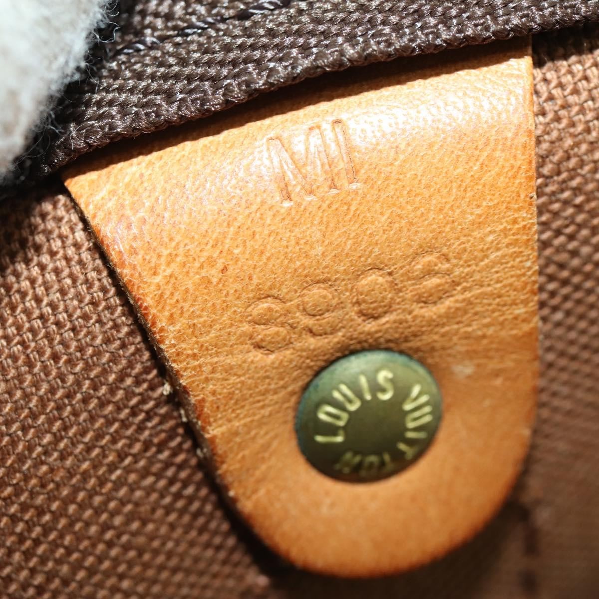 Louis Vuitton Keepall Bag Monogram Canvas Brown Canvas Travel Bag Bag (Pre-Owned)