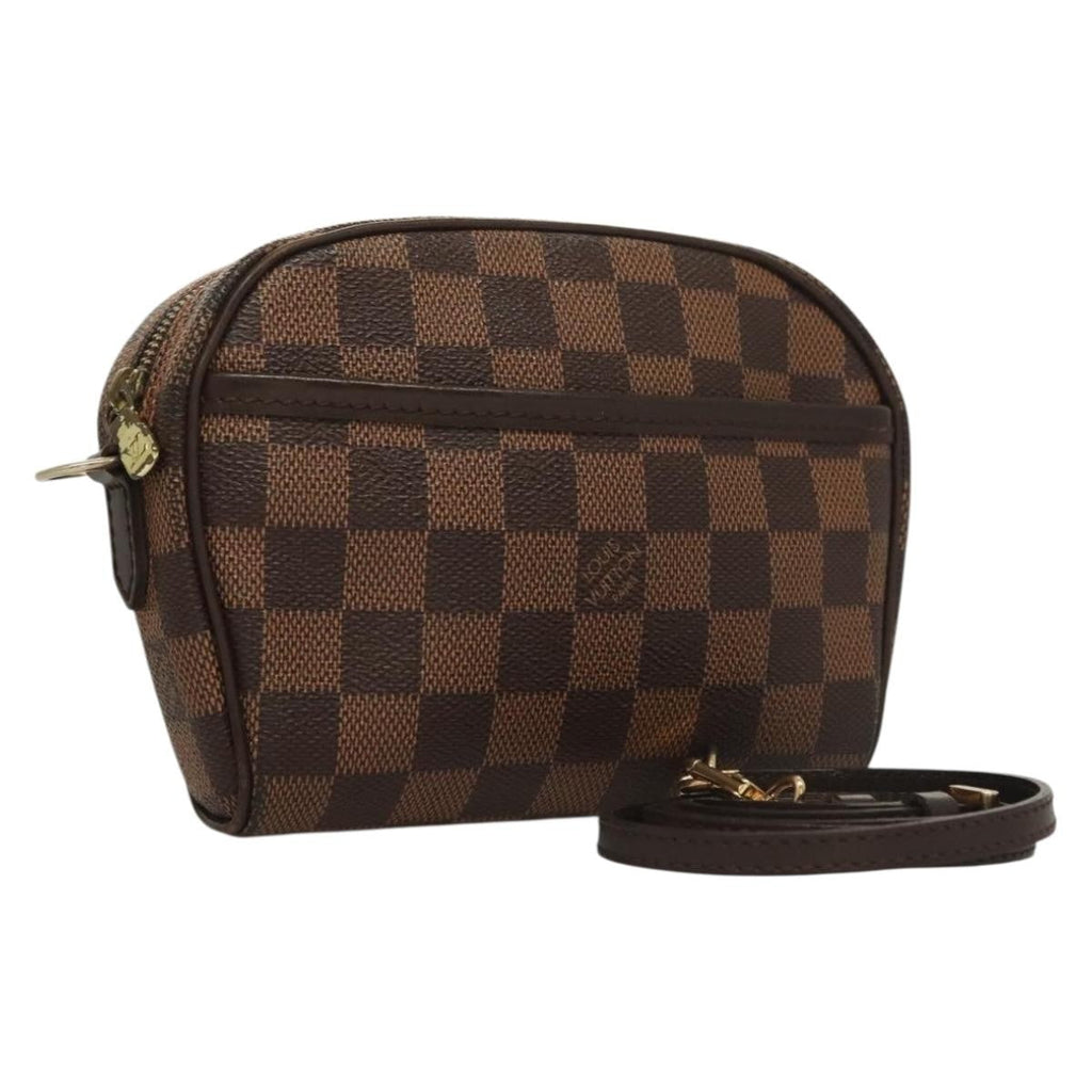 Louis Vuitton Ipanema Handbag Damier Brown Canvas Shoulder Bag Bag (Pre-Owned)