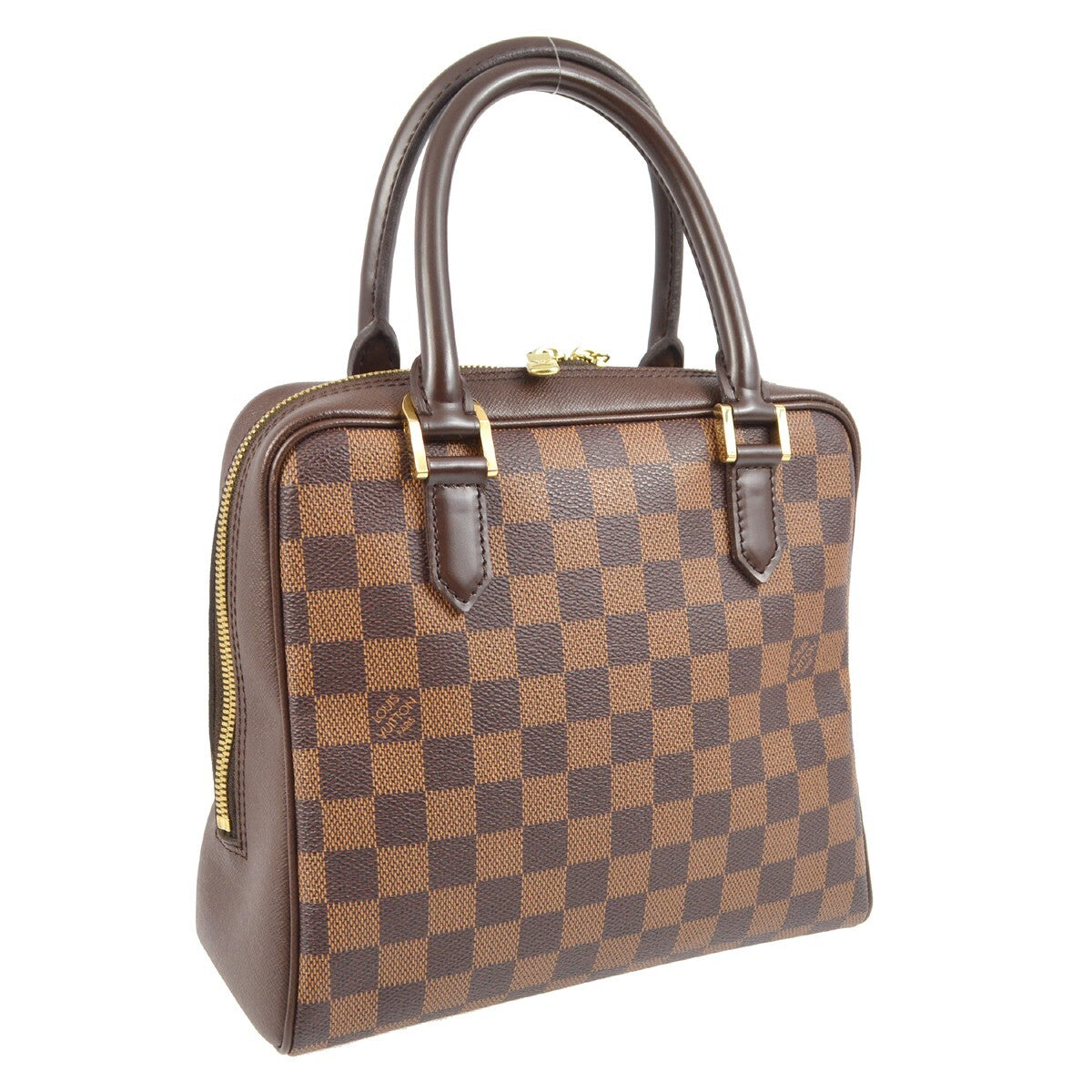 Louis Vuitton Brera Handbag Damier Brown Canvas Handbag (Pre-Owned)