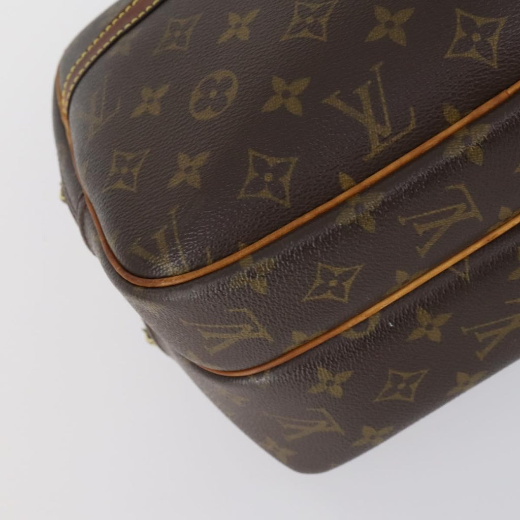 Louis Vuitton Reporter Bag Monogram Canvas Brown Canvas Shoulder Bag Bag (Pre-Owned)