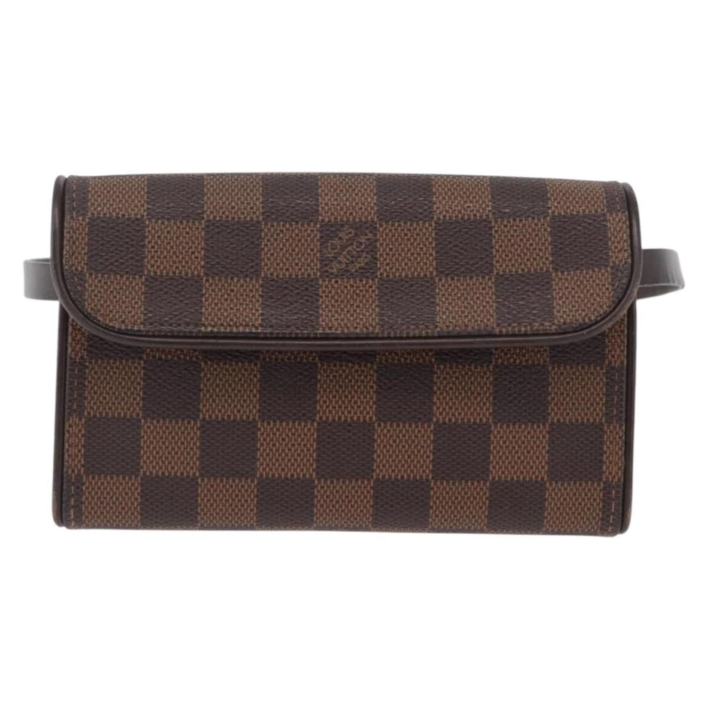 Louis Vuitton Florentine Waist Bag Monogram Canvas Brown Canvas Clutche & Pouche Bag (Pre-Owned)