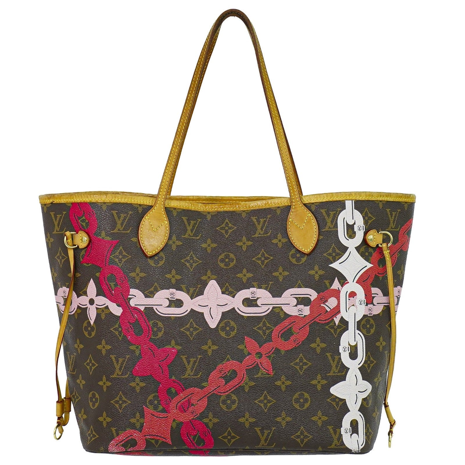 Louis Vuitton Neverfull Nm Tote Limited Edition Bay Monogram Canvas Brown Canvas Tote Bag Bag (Pre-Owned)