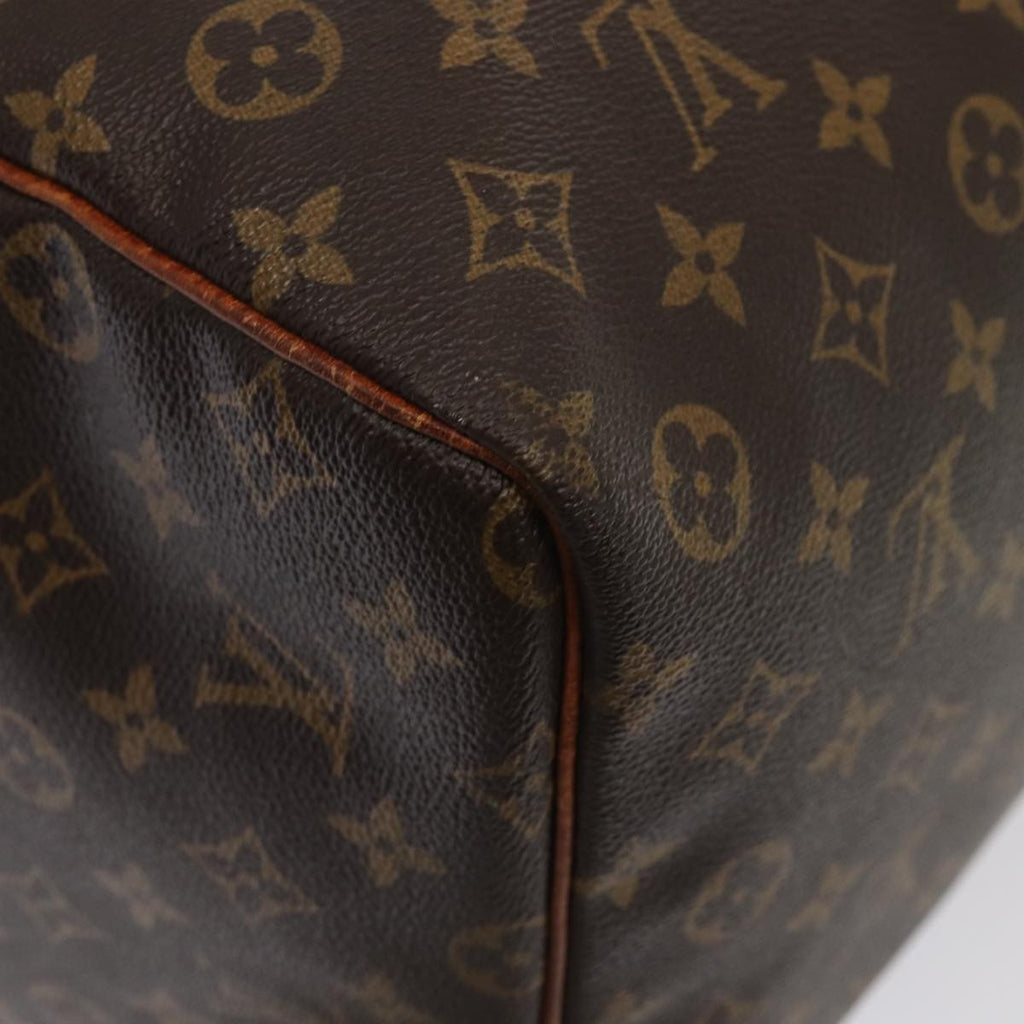 Louis Vuitton Keepall Bag Monogram Canvas Brown Canvas Travel Bag Bag (Pre-Owned)