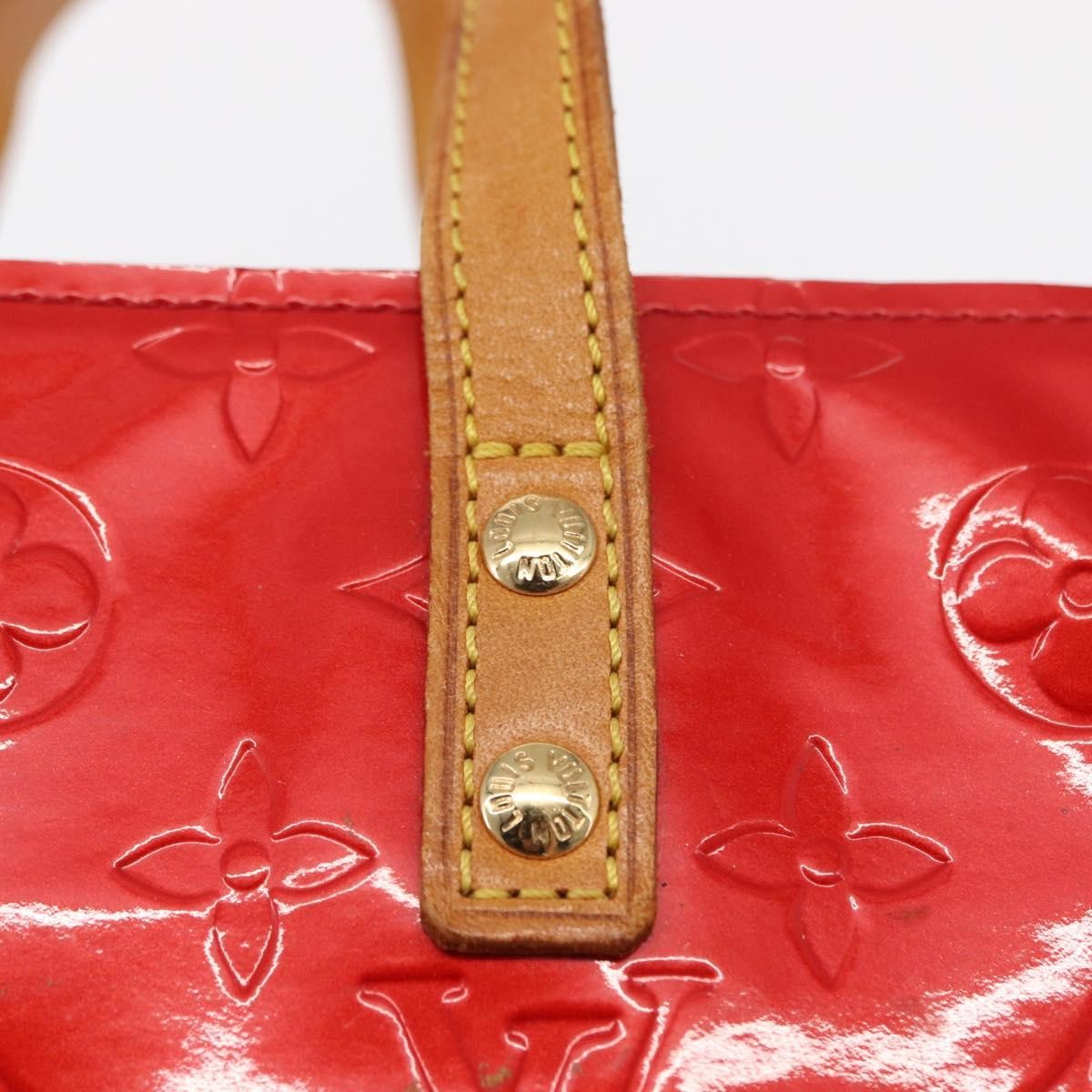 Louis Vuitton Reade Handbag Monogram Vernis Red Patent_Leather Handbag (Pre-Owned)