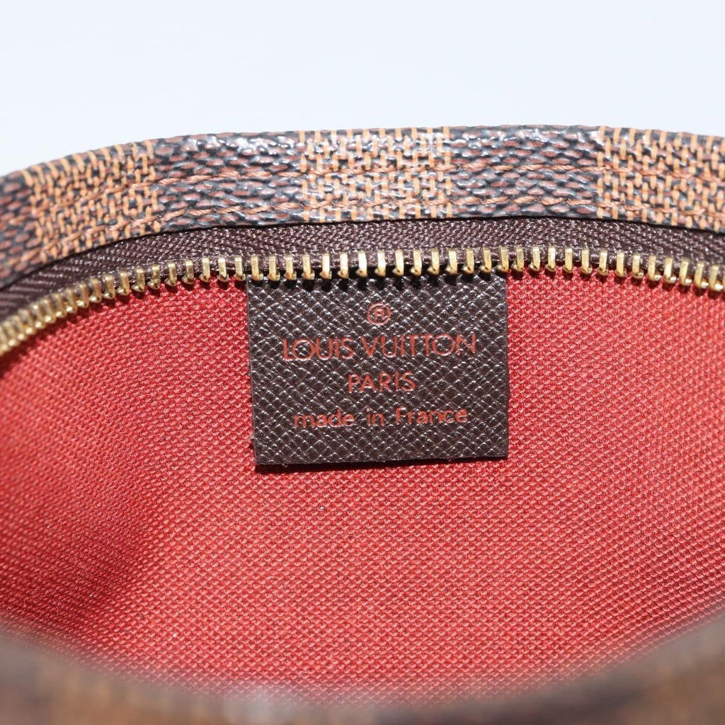 Louis Vuitton Trousse Make Up Bag Damier Canvas Brown Canvas Clutche & Pouche Bag (Pre-Owned)